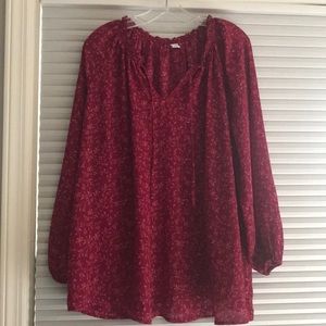 Flower Blouse in great condition! 2x old navy